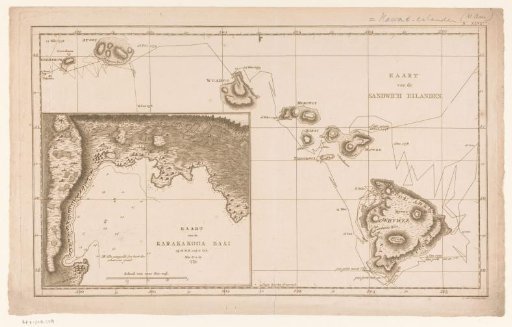 Map of the Sandwich Islands and Karakakooa Bay