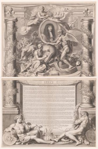 Allegorical portrait of Louis XIV