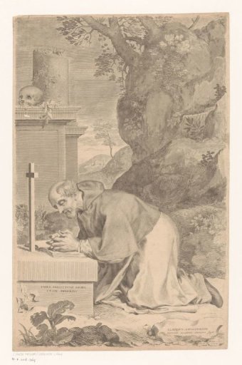St. Claudius in prayer
