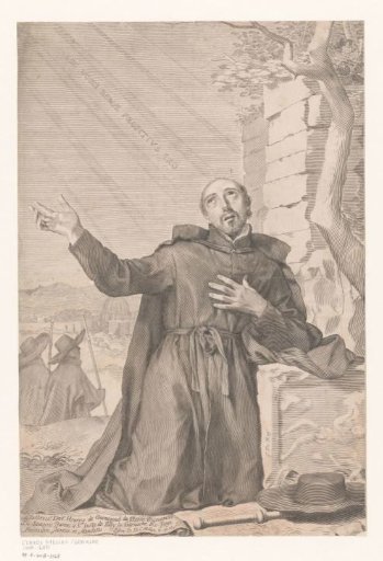 St. Ignatius of Loyola in ecstasy