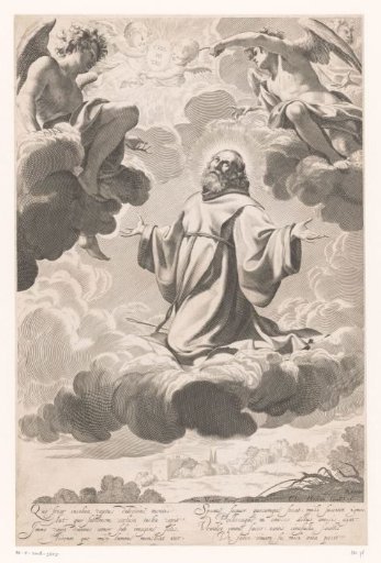 Saint Francis of Paola in ecstasy