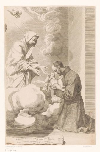 Saint Cajetan of Thiene Takes the Christ Child from Mary