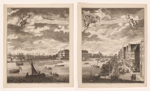 View of the State Naval Magazine in Amsterdam