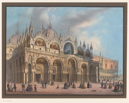 View of the Basilica of St. Mark in Venice