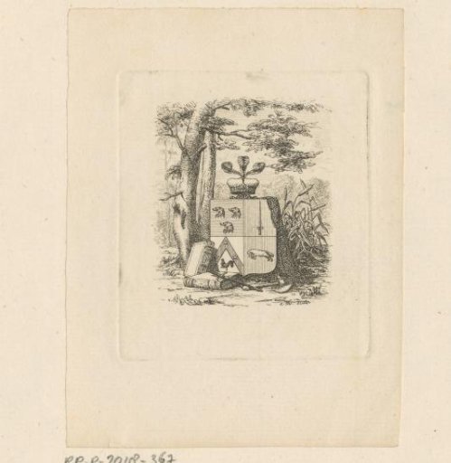 Ex libris of Octave Granjean d'Alteville