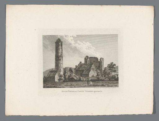 View of the Ruins of a Tower and Timahoe Castle