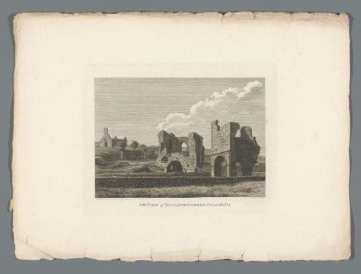 View from the southwest of the ruins of Mellifont Abbey