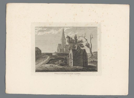 View of the church of Saint Doulough