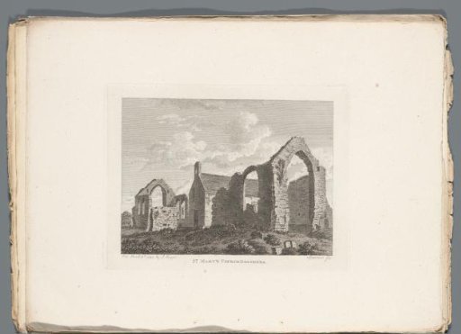 View of the Ruins of Saint Mary's in Drogheda