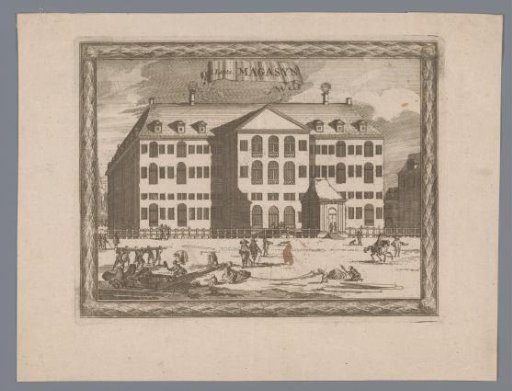 Front view of the State Naval Magazine