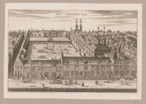 View of the Prinsenhof in Amsterdam