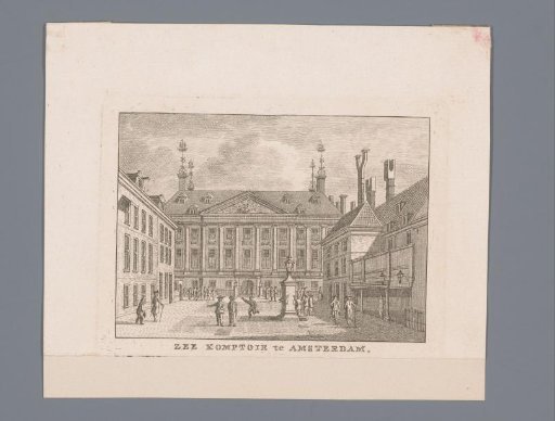 View of the Courtyard of the Admiralty or Prinsenhof in Amsterdam