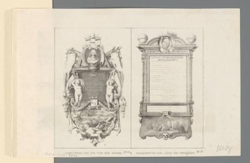 Grave marker of Vice-Admiral Sweers and the cenotaph of Admiral Jacob van Heemskerk