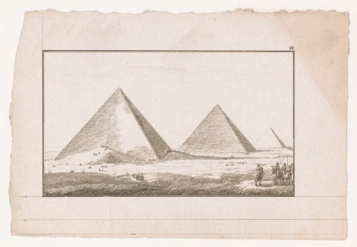 View of the Pyramids of Giza