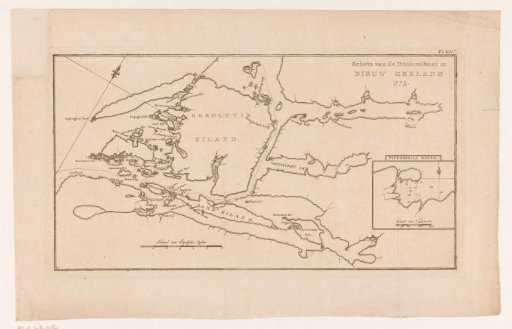 Map of Resolution Bay and surrounding islands in New Zealand