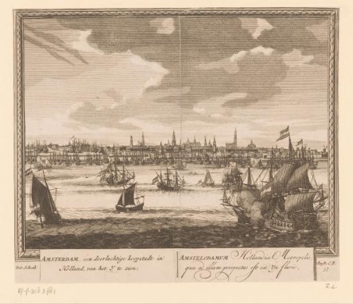 View of Amsterdam from the IJ