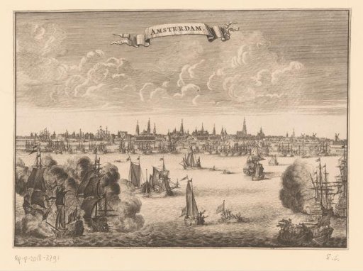 View of Amsterdam from the IJ