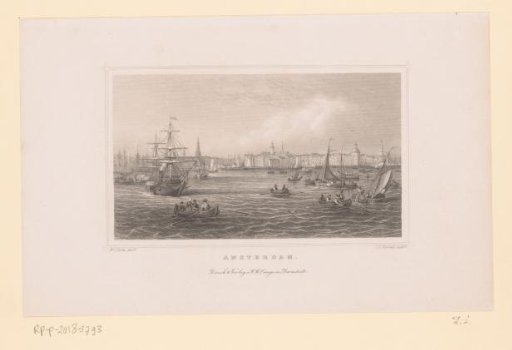 View of Amsterdam from the IJ