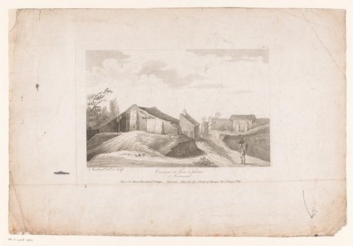 View of a quarry with a lime kiln near Montmartre