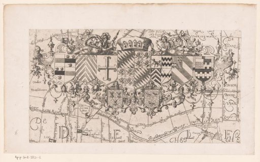 Map of the Hoogheemraadschap of Delfland, middle upper part