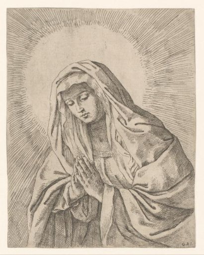 Mary in prayer