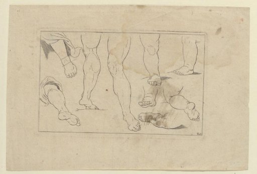 Legs of various figures