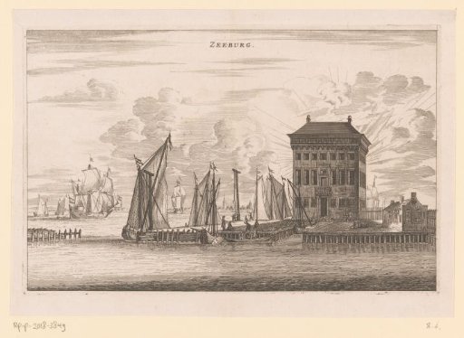 View of the former Fort Zeeburg near Amsterdam
