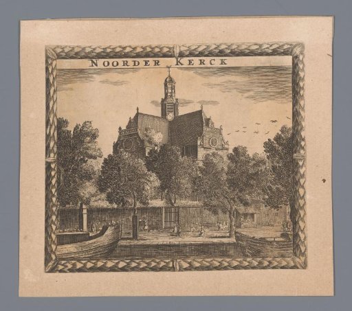 View of the Noorderkerk in Amsterdam