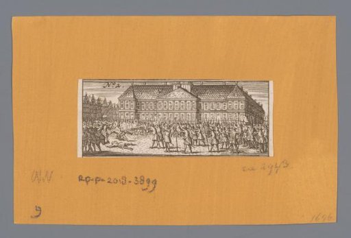 The Schutterij suppresses the Aansprekers riot, 1696