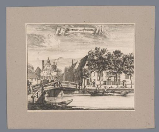 View of the City Gun and Bell Foundry on the Lijnbaansgracht in Amsterdam