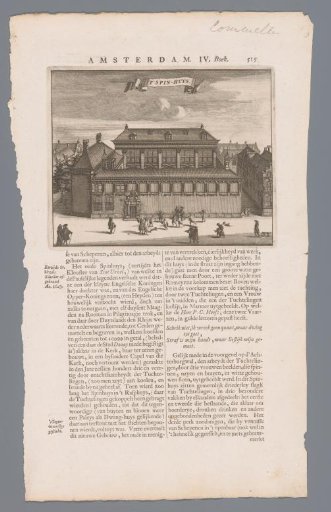 View of the Spinhuis in Amsterdam
