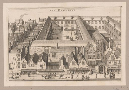 View of the Rasphuis in Amsterdam