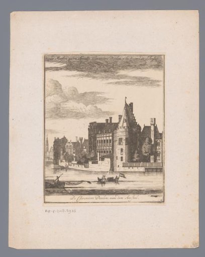 View of the Kloveniersdoelen on the Amstel