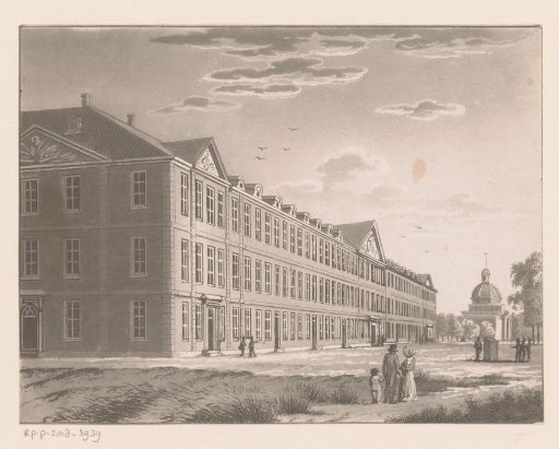 View of the Orange-Nassau Barracks in Amsterdam