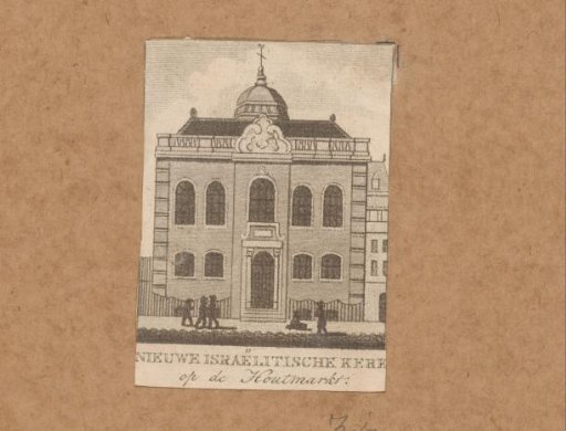View of the New Synagogue in Amsterdam
