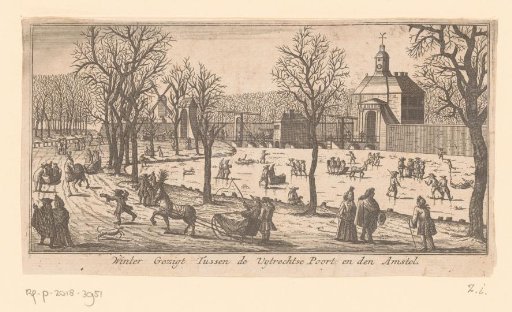 View of the Utrechtsepoort in Amsterdam