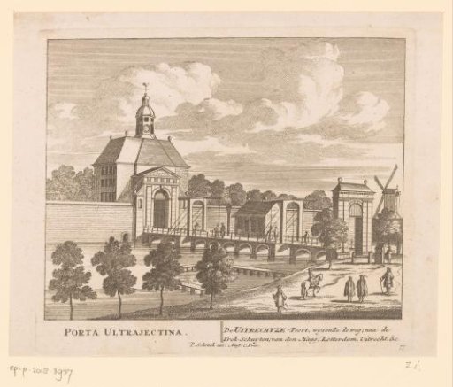 View of the Utrechtsepoort in Amsterdam