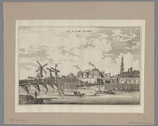 View of the Raampoort in Amsterdam