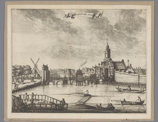 View of the Fourth Haarlemmerpoort in Amsterdam