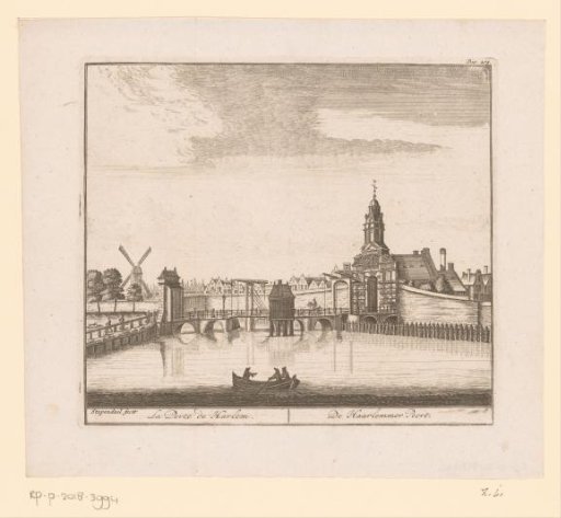 View of the Fourth Haarlemmerpoort in Amsterdam
