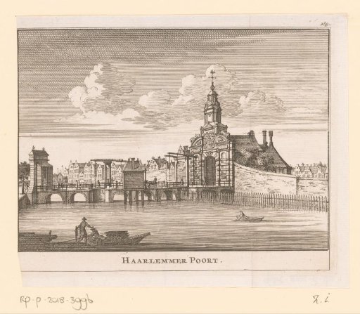 View of the Fourth Haarlemmerpoort in Amsterdam