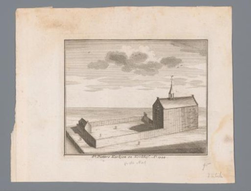 Bird's-Eye View of the St. Pieterskapel in Amsterdam