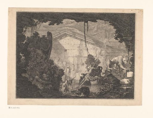 Architectural Capriccio with Figures