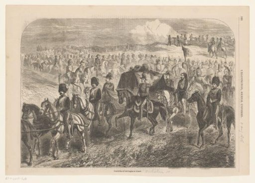 Funeral procession for Lord Raglan, 1855