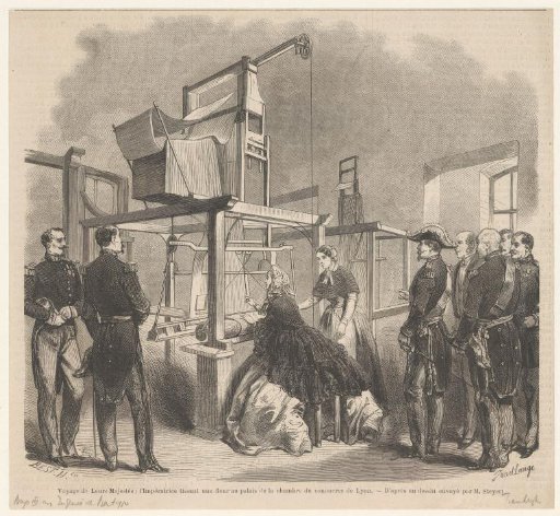 Empress Eugénie Behind a Weighing Scale, 1860