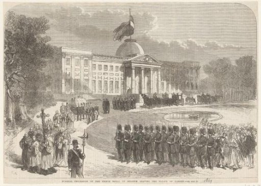 Funeral of Crown Prince Leopold, 1869