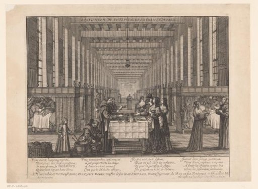 Ward in the Hôpital de la Charité de Paris