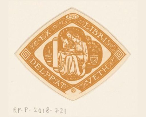 Ex libris of Delprat-Veth
