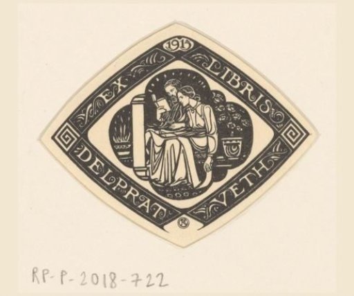 Ex libris of Delprat-Veth
