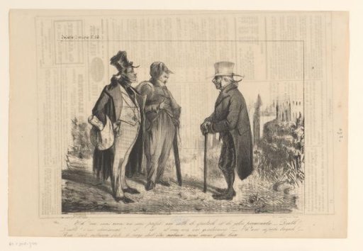 Three men in conversation